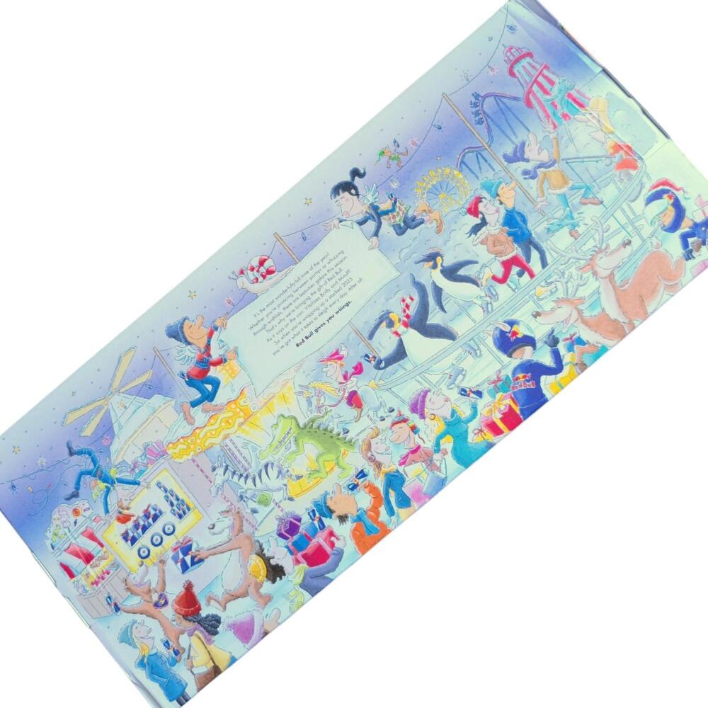 Red Bull Advent Calendar 24 Cans In HAND Pink Green Yellow Fast Shipping 2025 - Picture 4 of 6
